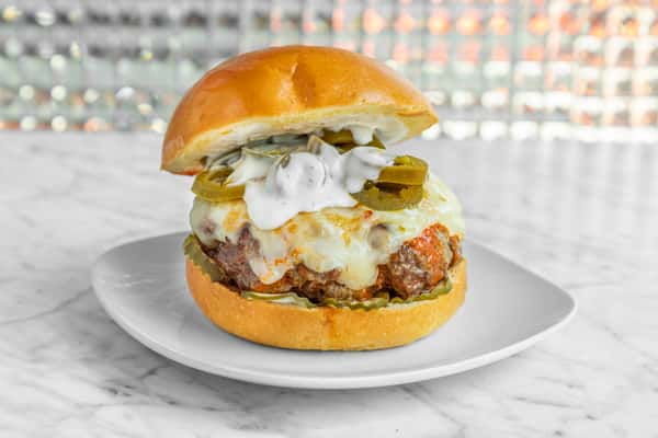 Jalapeño Pepper-Jack Burger