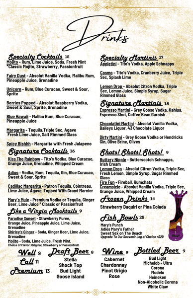 Hamburger Mary's Las Vegas Dinner Menu - Page 2