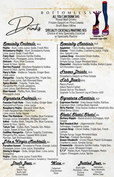 Dinner Menu 2