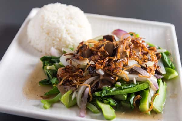 Chinese Broccoli & Shiitake Mushrooms