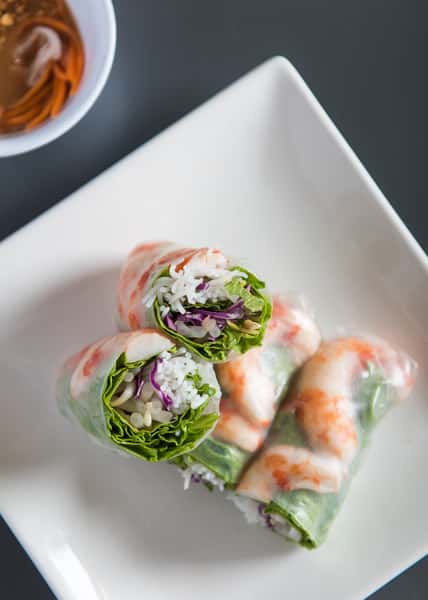 "Shrimp" Spring Rolls