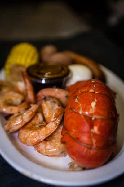 Lobster and shrimp