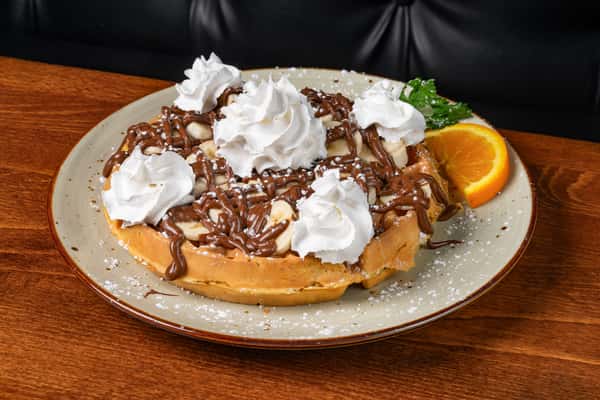 Banana Nutella Waffle
