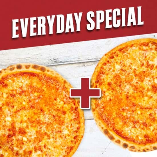 2 or More 2 Topping Pizzas for $13.99 each