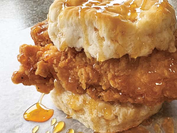 Hot Honey Chicken Biscuit