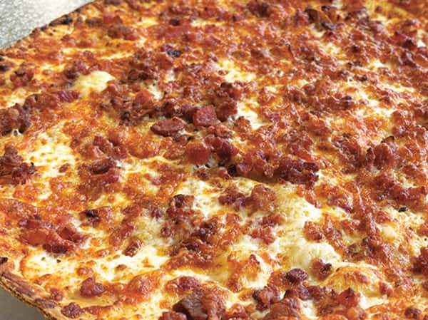 16" Garlic Parmesan & Bacon Pizza