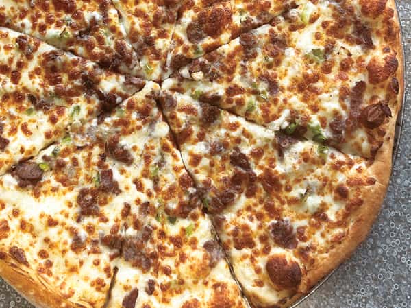 16" Steak Alfredo Pizza