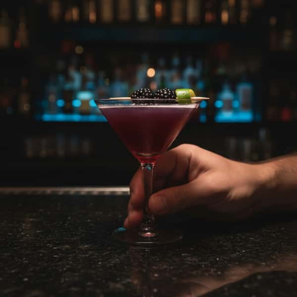 Black Berry Martini