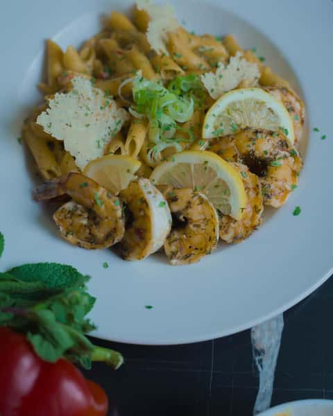 Pasta and Prawns