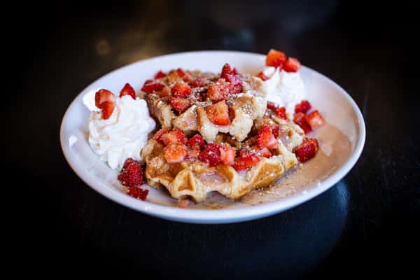 Strawberry Shortcake Waffles