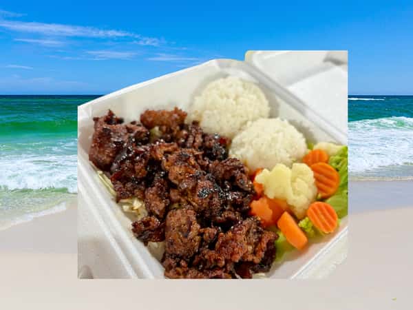 #8 Teri Beef Plate