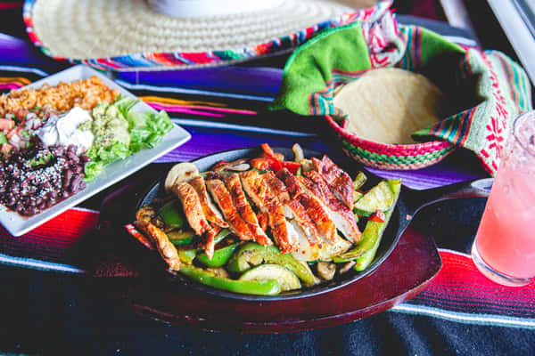 chicken fajitas