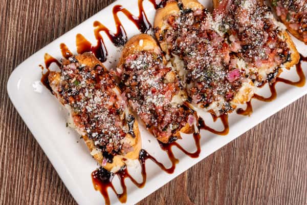 Bruschetta at Romas Italian Bistro