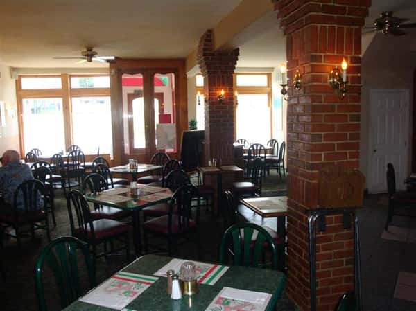 interior dining area with tables and chairs