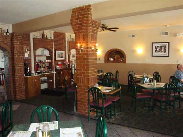 interior dining area with tables and chairs