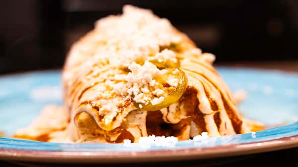 Burrito up close