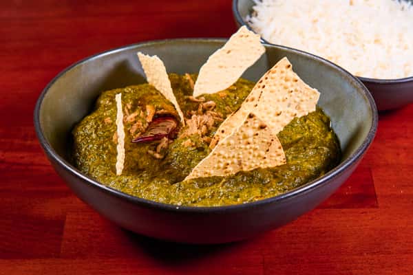 Methi Palak Papad Ka Saag