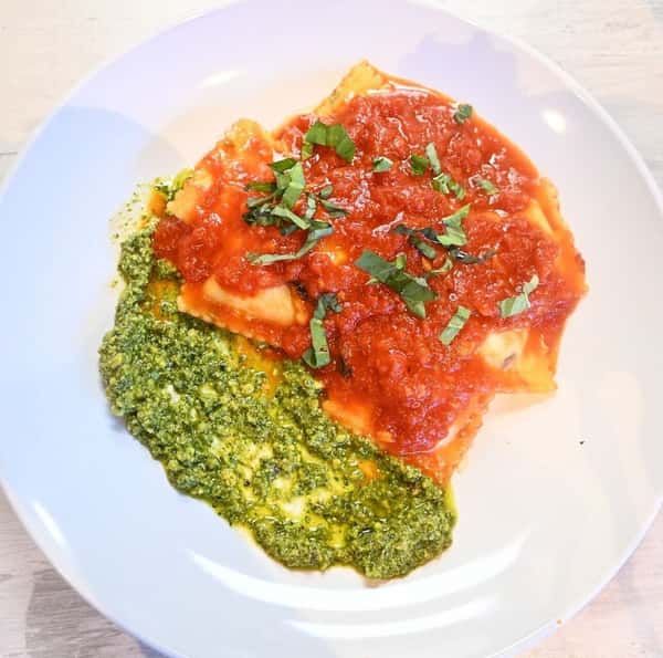 Kale Mushroom Ravioli