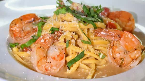 Linguine + Shrimp