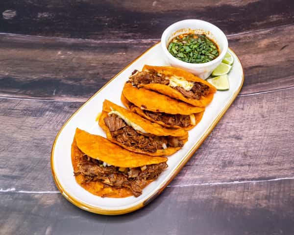 4 BIRRIA TACOS