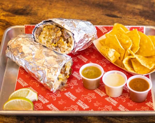 Asada Breakfast Burrito