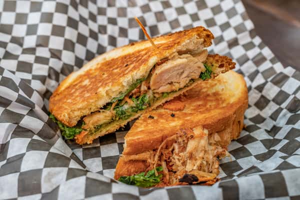 Turkey basil panini