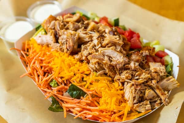 House Salad with Chopped Chicken