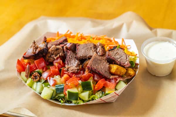 Lunch House Salad with Brisket
