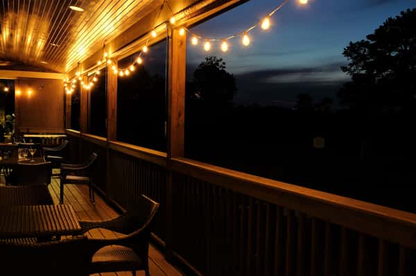 deck at night
