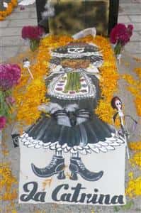 assorted day of the dead decorations