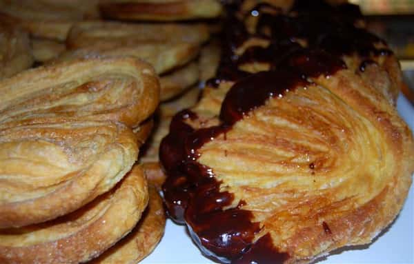 assorted bakery items being displayed