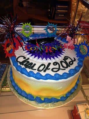 graduation cake