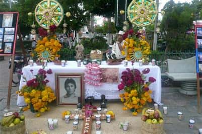 assorted day of the dead decorations