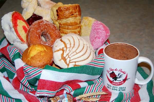 assortment of bakery cookies in a basket