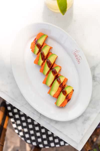 crispy rice aerial