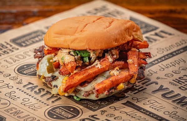 Mexican Streetcorn Burger