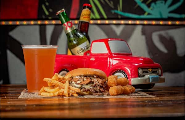 Mushroom Swiss Burger