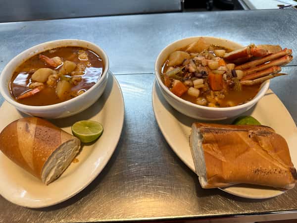 Caldo De Camaron Y Pescado | Fish & Shrimp