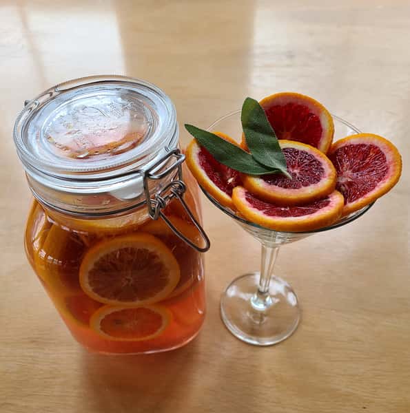 Blood Orange & Sage Ginitini