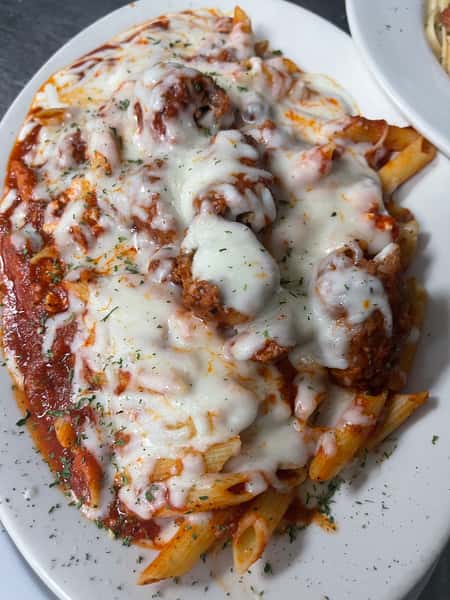 Baked Ziti with hot sausage 