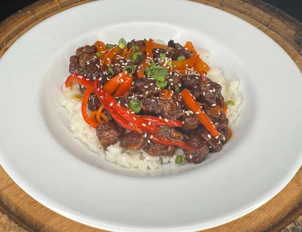 Orange Beef Bowl
