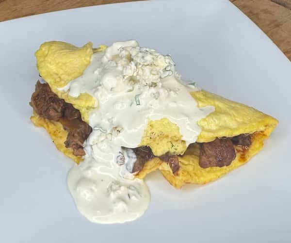 Black & Blue Omelet