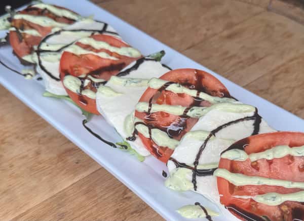 Fried Green Tomato Caprese