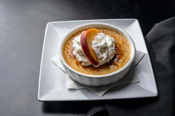 Peach Crème Brûlée