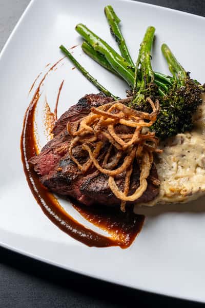 smoked steak