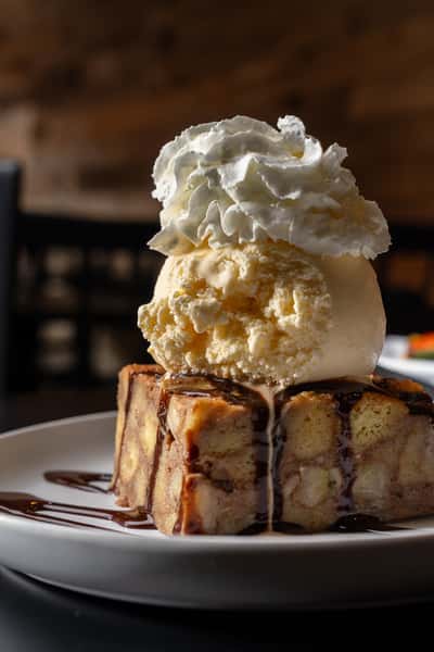 Strawberry Bananna Bread Pudding