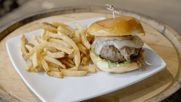 Apple Manchego Burger