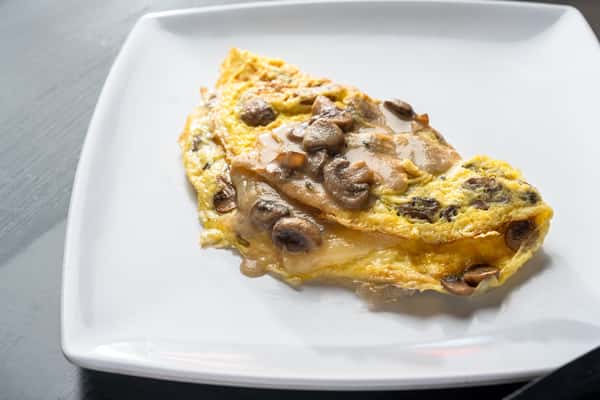 Mushroom & Swiss Omelet