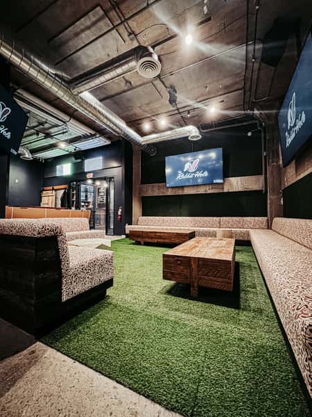 Grass TV Viewing Area