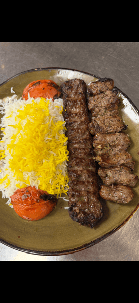 Beef Chinjeh Sultani Kabob